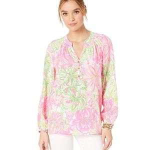 Lilly Pulitzer Silk Elsa Top, New with Tags!